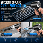Aspiradora de mano multiusos.